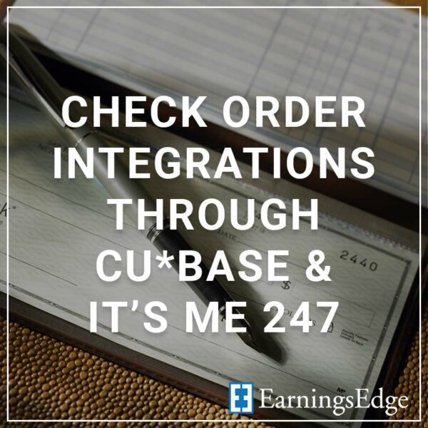 Check Order Integrations Through CU*BASE & It's Me 247
