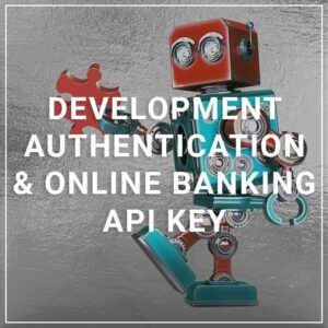 Development Authentication & Online Banking API Key