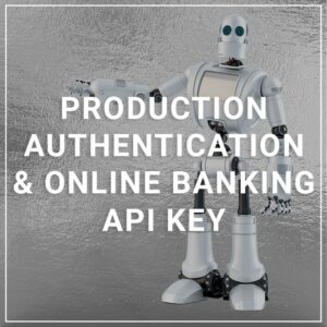 Production Authentication & Online Banking API Key