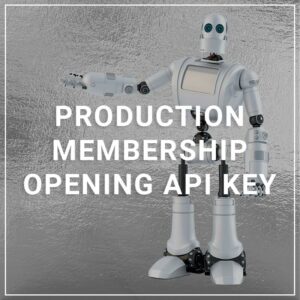 Production Membership Opening API Key