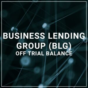 Business Lending Group Off Trial Balance