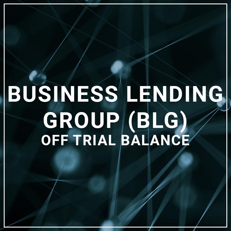 Business Lending Group Off Trial Balance