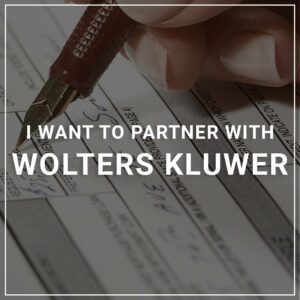 I Want to Partner with Wolters Kluwer