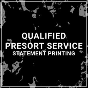 Qualified Presort Service Statement Printing