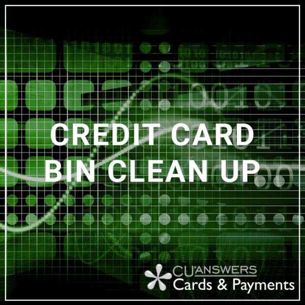 Credit Card bin clean up