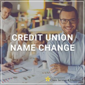 Credit Union Name Change