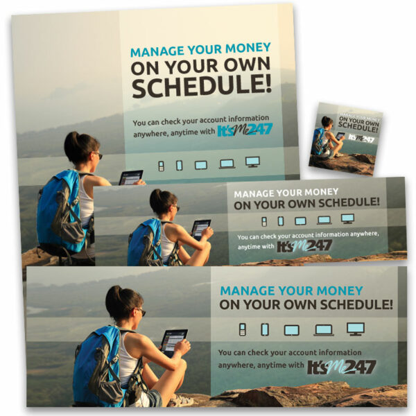 Manage your money on your own schedule