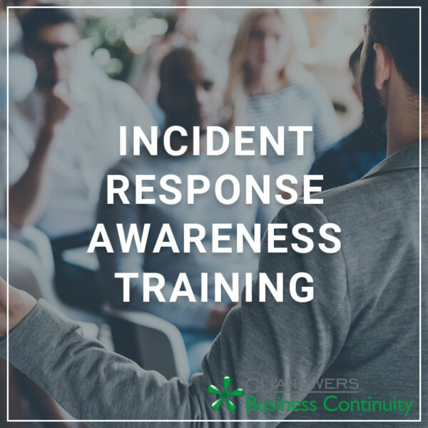 Incident Response Awareness Training - a service by Business Continuity Services