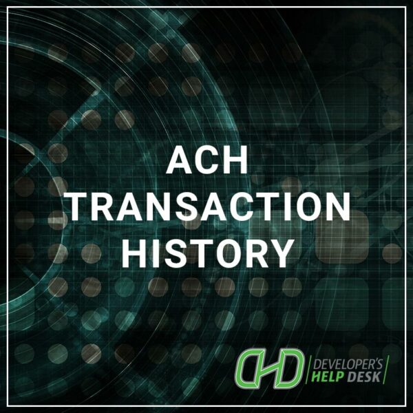ACH Transaction History