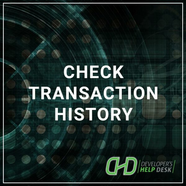 Check Transaction History