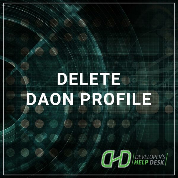 Delete DAON Profile