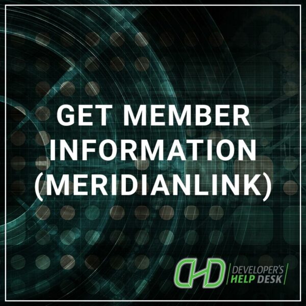 Get Member Information (MeridianLink)
