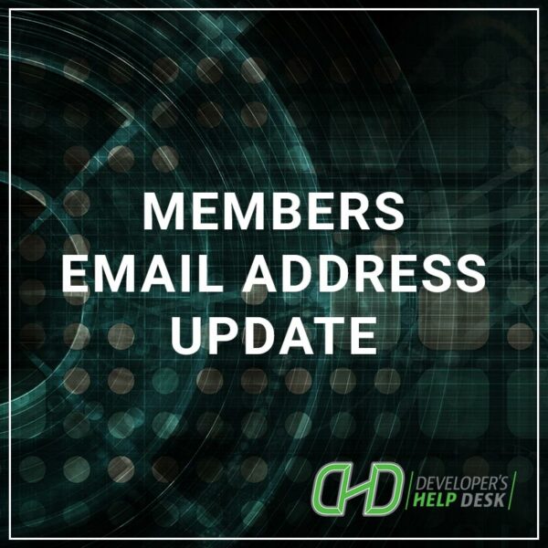 Members Email Address Update