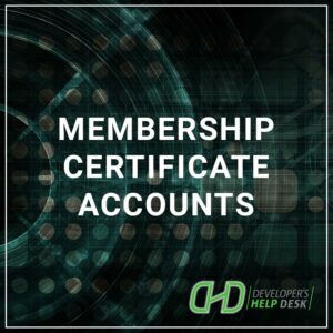 Membership Certificate Accounts