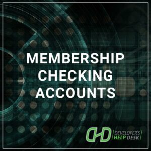 Membership Checking Accounts