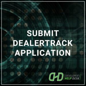 Submit DealerTrack Application