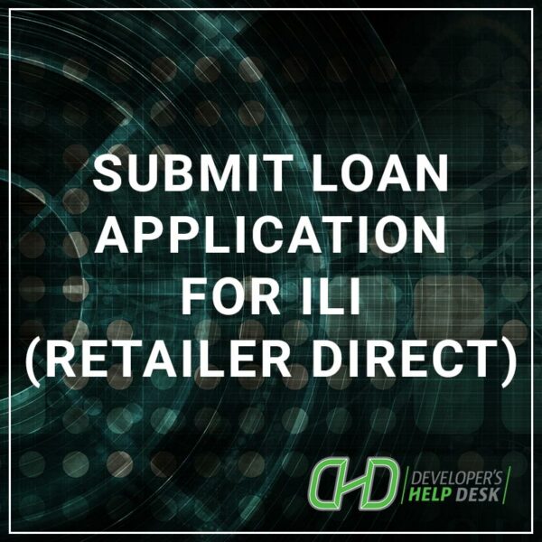 Submit Loan Application for ILI