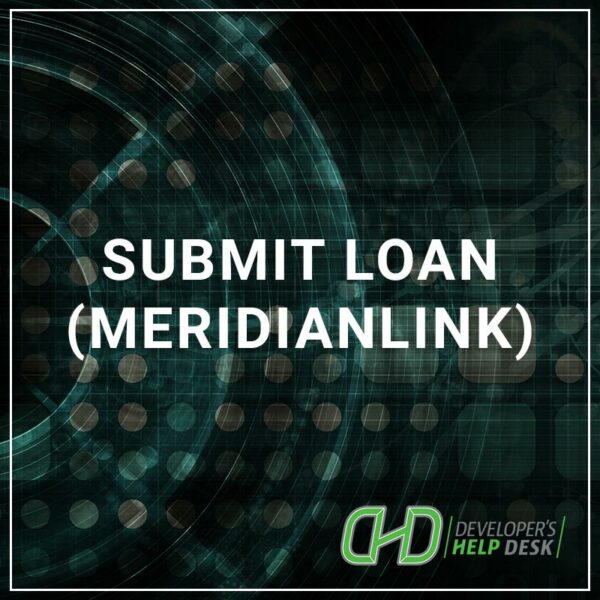 Submit Loan (MeridianLink)