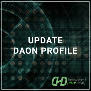 Update DAON Profile