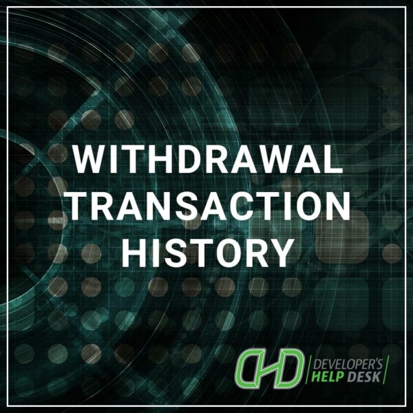 Withdrawal Transaction History