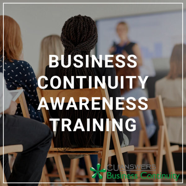 Business Continuity Awareness Training CU*Answers Store