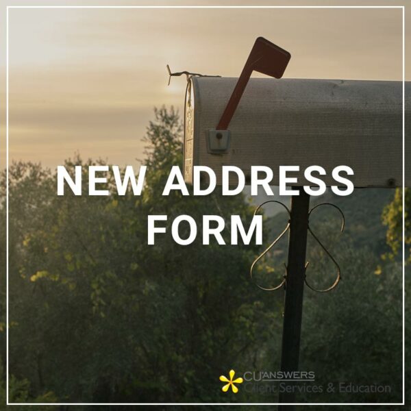 New Address Form