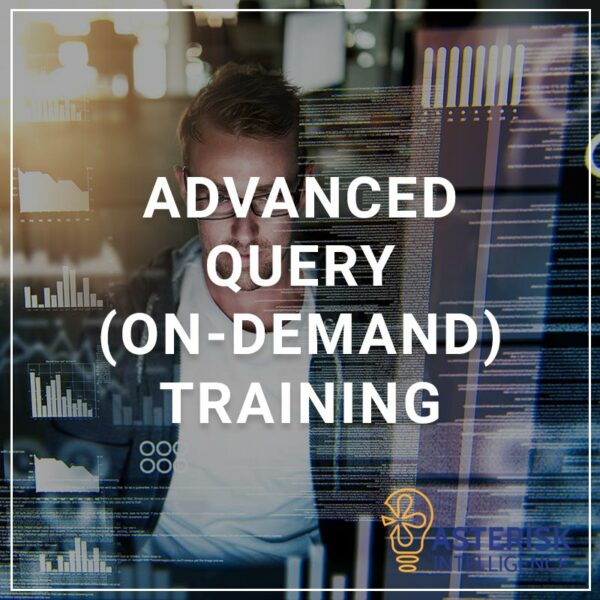 Advanced Query (On-demand) Training