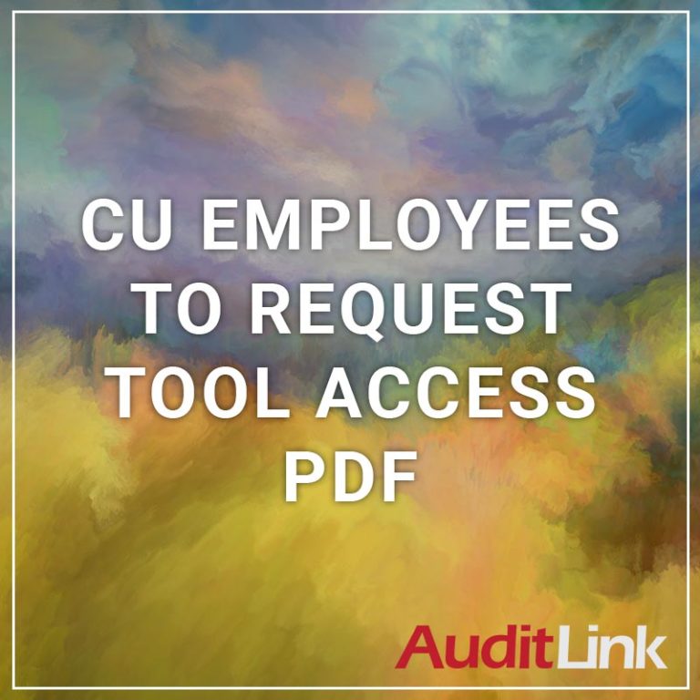 CU Employees to Request Tool PDF - CU*Answers Store