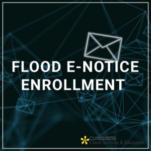 Flood e-Notice enrollment