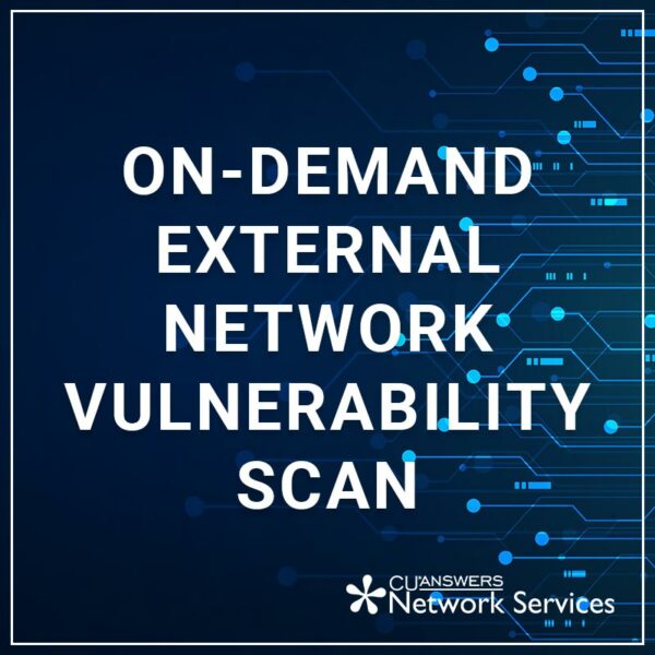 On-Demand External Network Vulnerability Scan