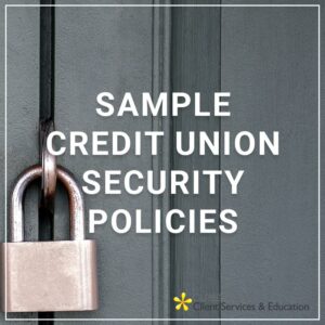 Sample Credit Union Security Policies