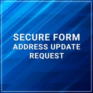 Secure Form - Address Update Request