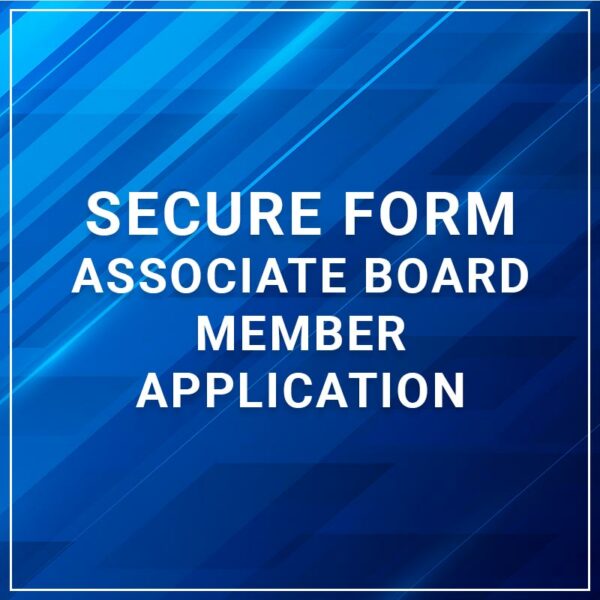 Secure Form - Associate Board Member Application