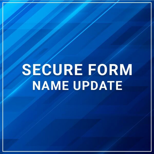 Secure Form - Name Update