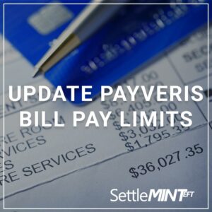 Update Payveris Bill Pay Limits