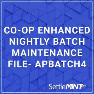 CO-OP Enhanced Nightly Batch Maintenance File - APBATCH4
