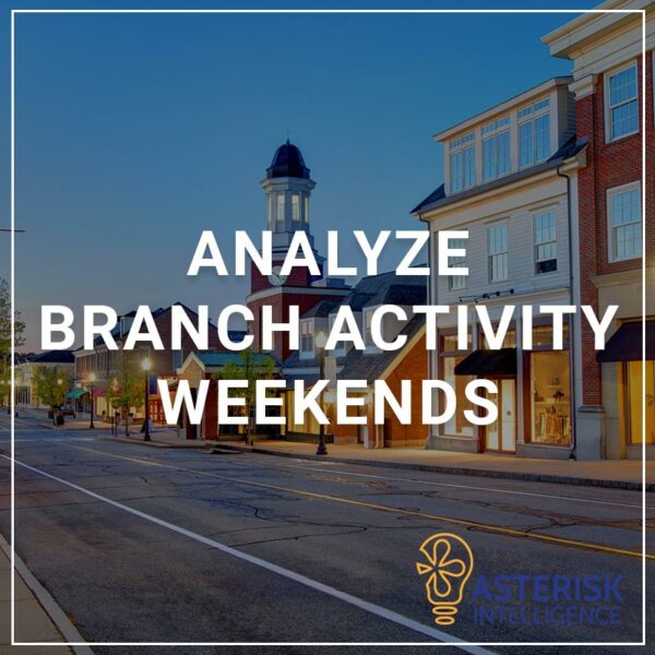 Analyze Branch Activity - Weekends