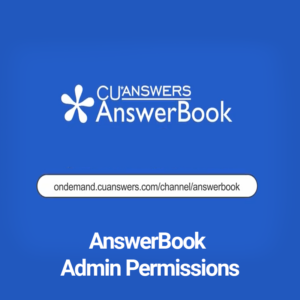 AnswerBook Admin Permissions