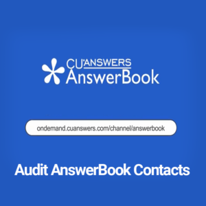 Audit your AnswerBook Contacts
