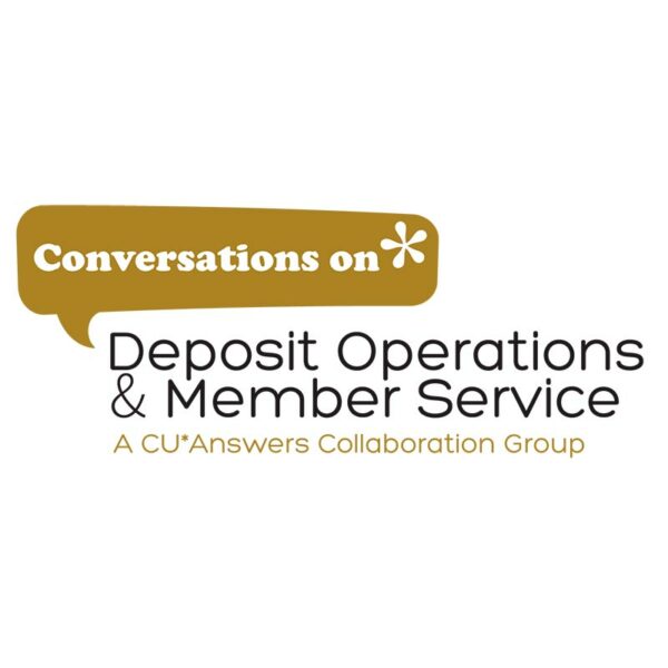 conversations on deposit operations and member service