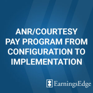 ANR/Courtesy Pay Program from Configuration to Implementation