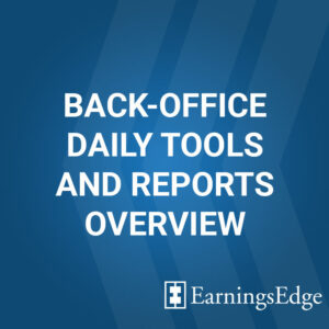 Back-Office Daily Tools and Reports Overview