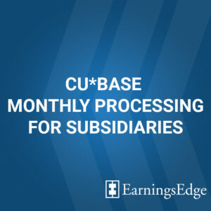 CU*BASE Monthly Processing for Subsidiaries