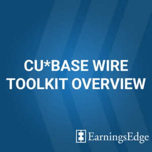 CU*BASE Wire Toolkit Overview