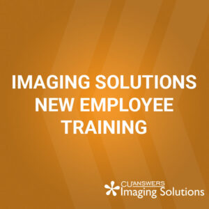 Imaging Solutions New Employee Training