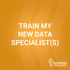 Train My New Data Specialists