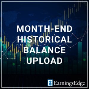 Month-end Historical Balance Upload