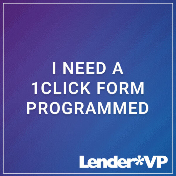 I need a 1click form programmed