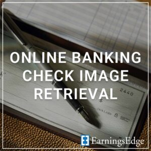 Online Banking Check Image Retrieval